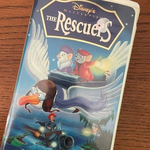 Disney The Rescuers VHS